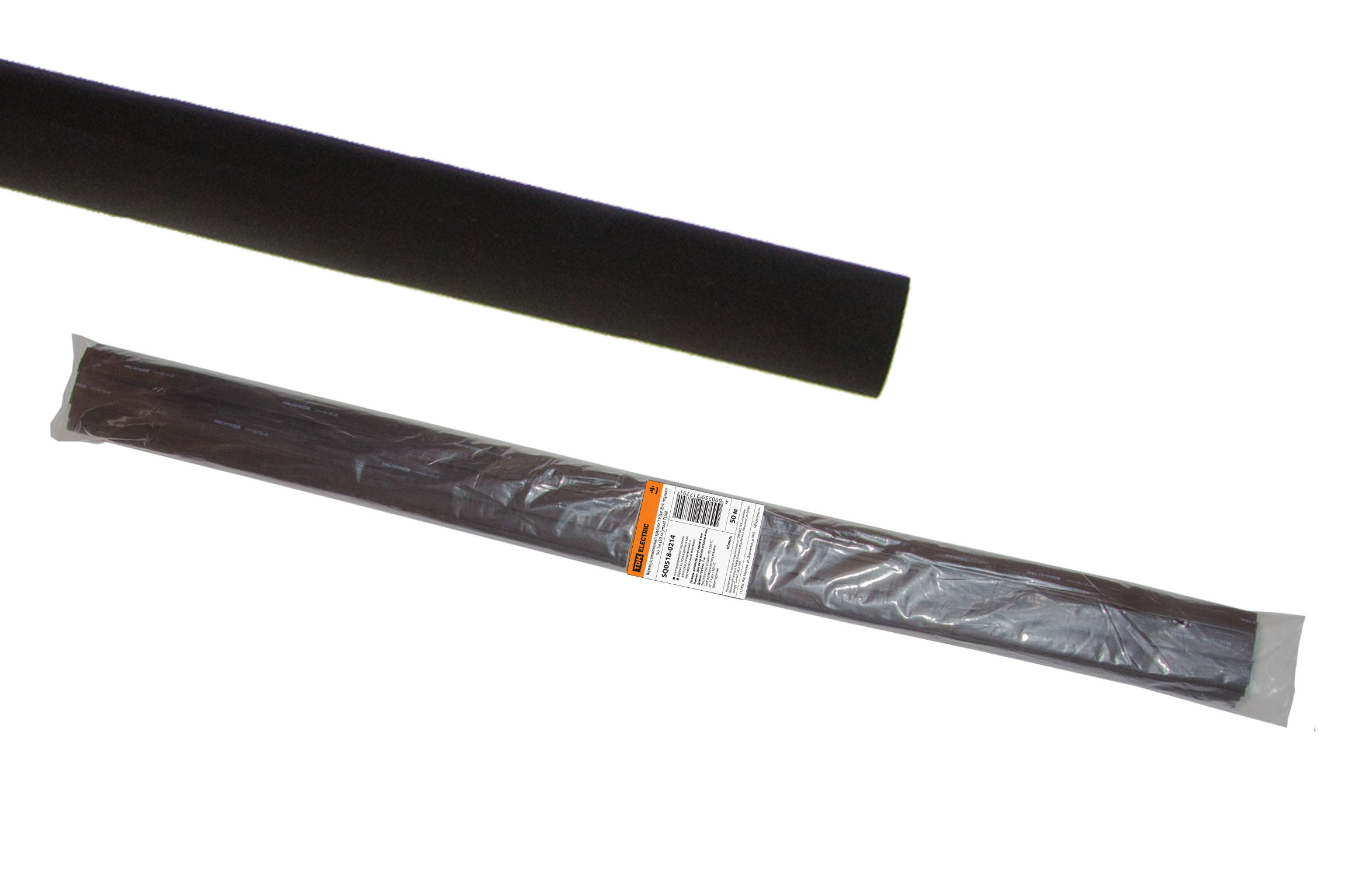 Термоусаживаемая трубка TDM ELECTRIC ТУТнг 8/4 черная по 1м (50 м/упак) SQ0518-0214 термоусаживаемая трубка тутнг 20 10 черная в коробке 10 м упак tdm