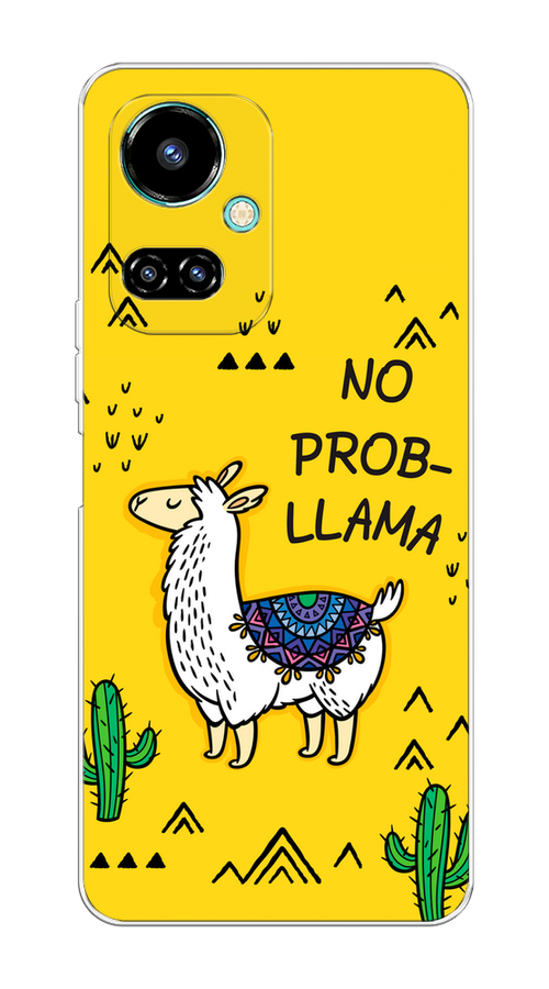 

Чехол Awog на Tecno Camon 19/19 Pro 4G "No probLLama", Разноцветный, 302250-2