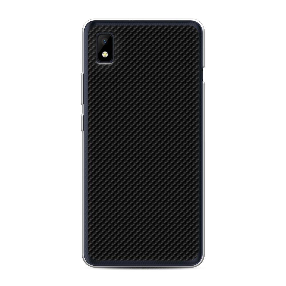 

Силиконовый чехол "Черный карбон" на ZTE Blade L210, 134150-3
