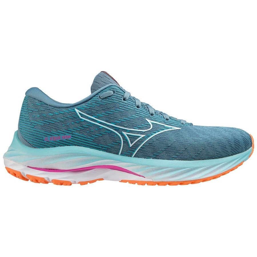 

Кроссовки женские Mizuno WAVE RIDER 26 J1GD2203-71-5 голубые 35.5 RU, Голубой, J1GD2203-71