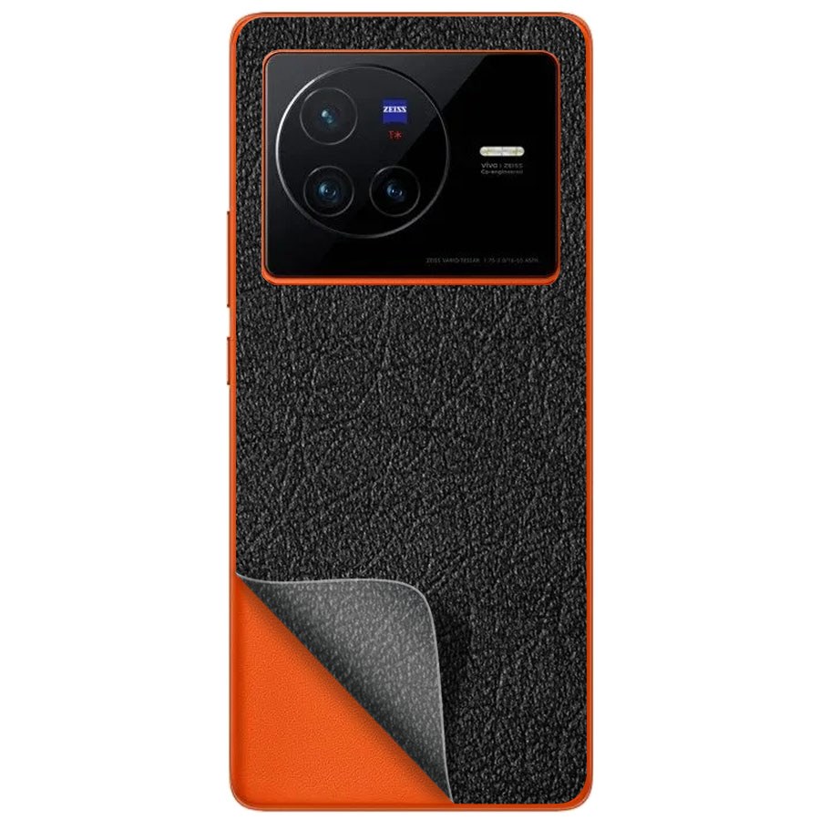 

Пленка защитная гидрогелевая Krutoff для Vivo X80 задняя сторона (кожа черная)