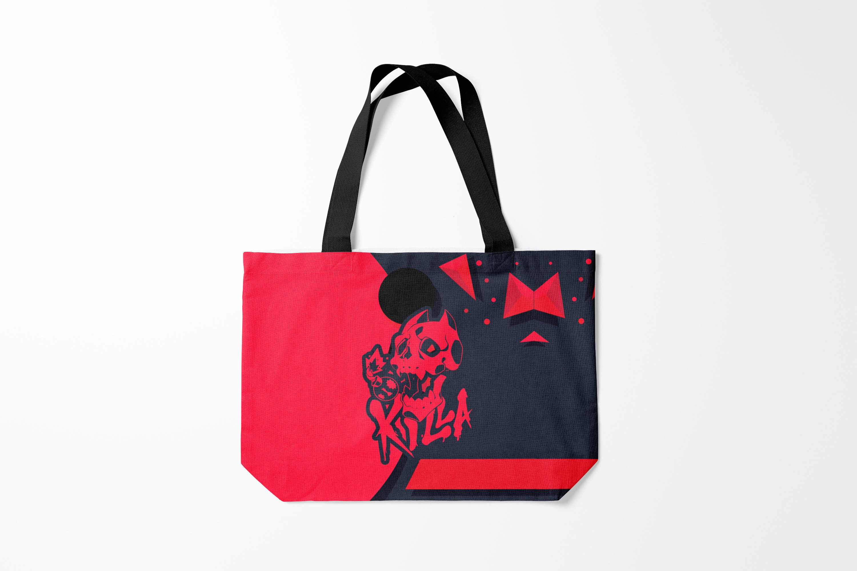 

Сумка шoппер унисекс Burnettie JoJo Bizarre Adventure KILLA красная, красный, JoJo Bizarre Adventure KILLA красная