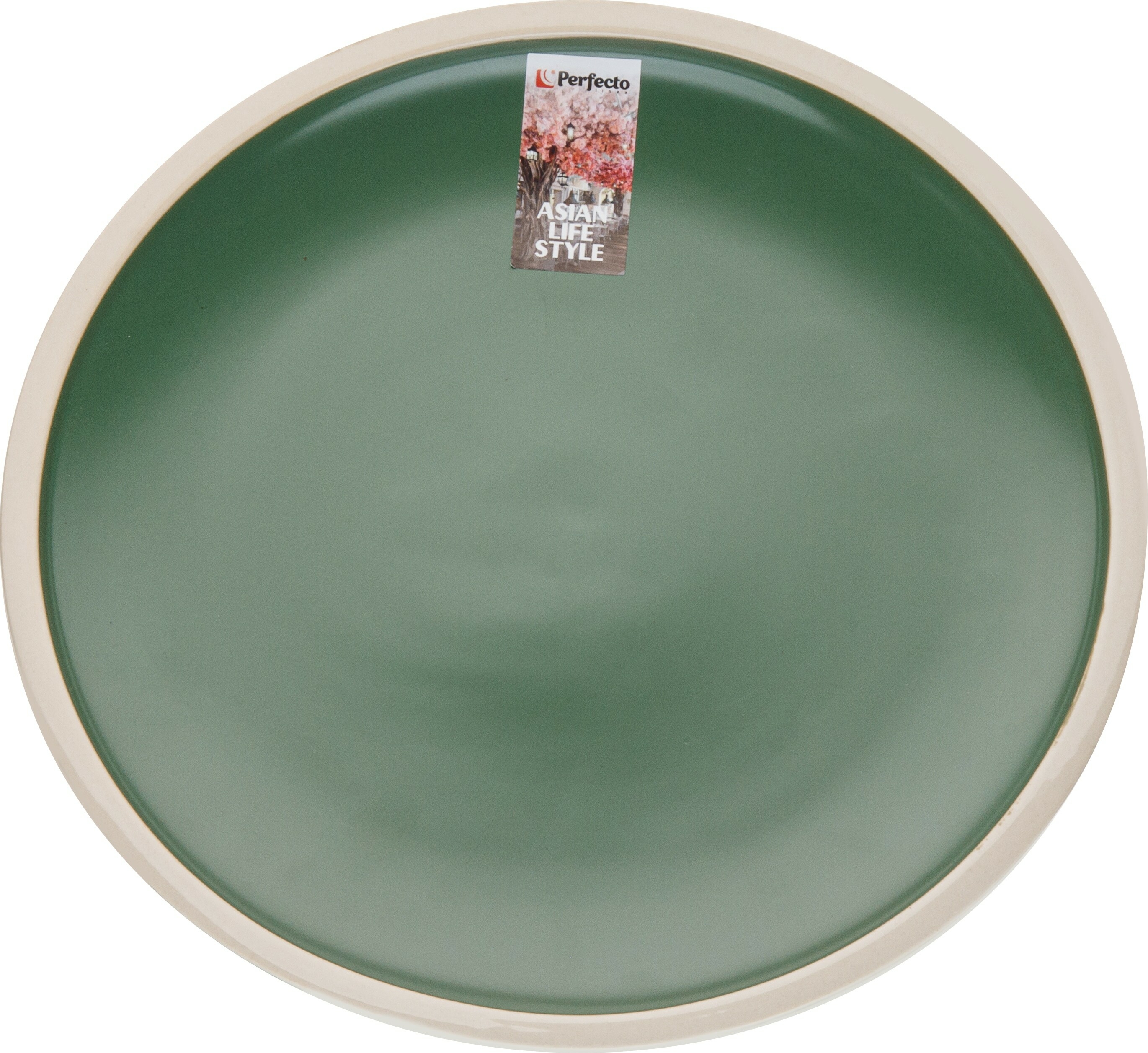 

Тарелка PERFECTO LINEA ASIAN (17-112104) десертная керамическая, 21 см, зеленая