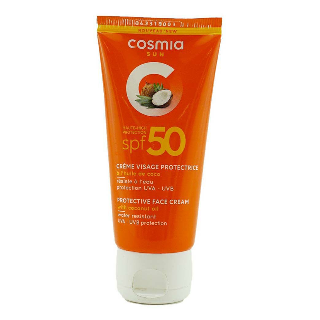 фото Крем солнцезащитный cosmia для лица spf 50 50 мл