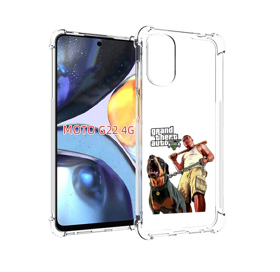 

Чехол MyPads GTA грозная собака для Motorola Moto G22 4G, Прозрачный, Tocco