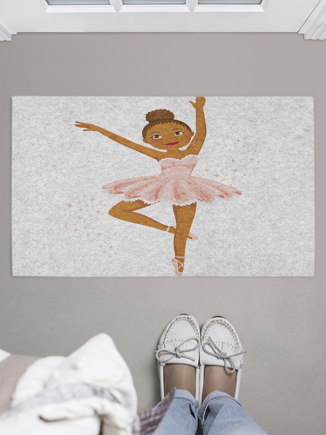 

Придверный коврик в прихожую для обуви, на резиновой основе, 75x45 см door_60612 JoyArty