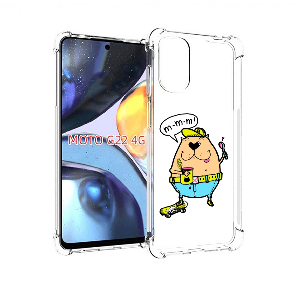 

Чехол MyPads Бобр для Motorola Moto G22 4G, Прозрачный, Tocco