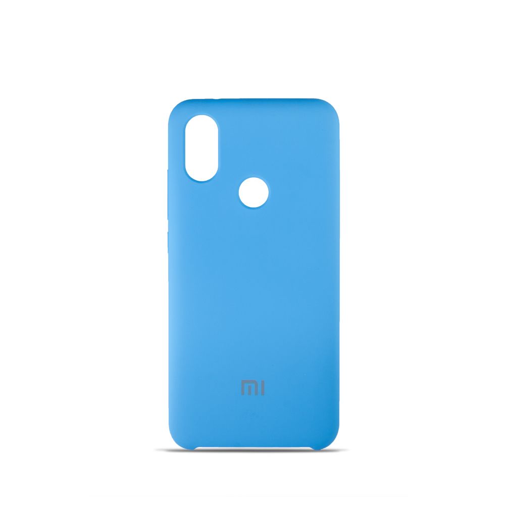 

Чехол для телефона Xiaomi Redmi 7 silicone cover синий