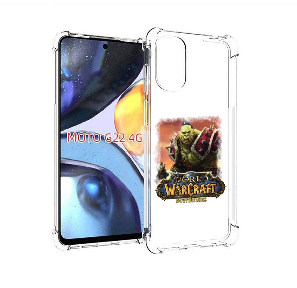 

Чехол MyPads Варкрафт для Motorola Moto G22 4G, Прозрачный, Tocco