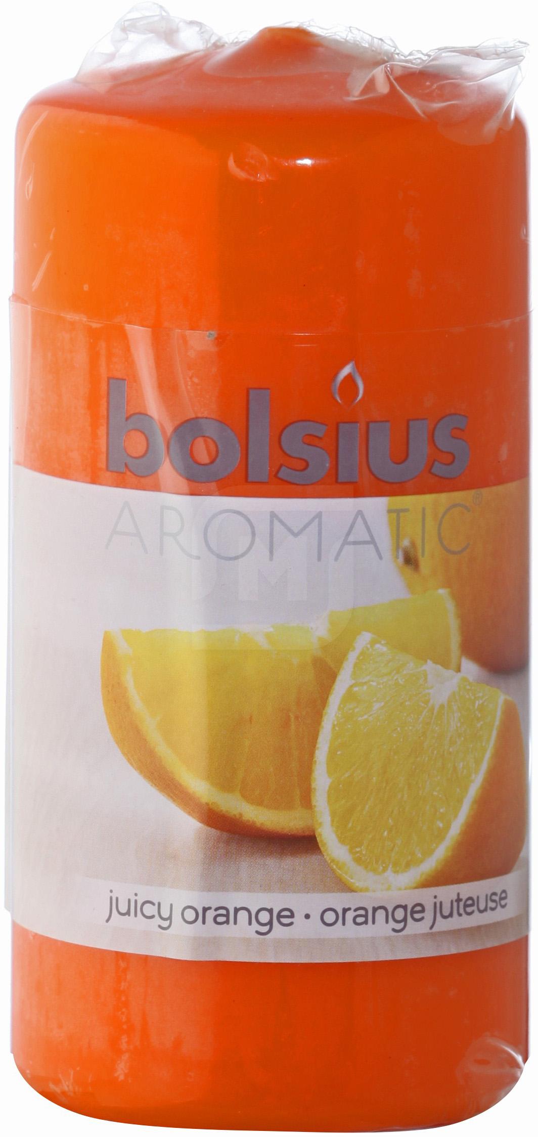 

Ароматическая свеча Bolsius имбирь и цитрус, Оранжевый