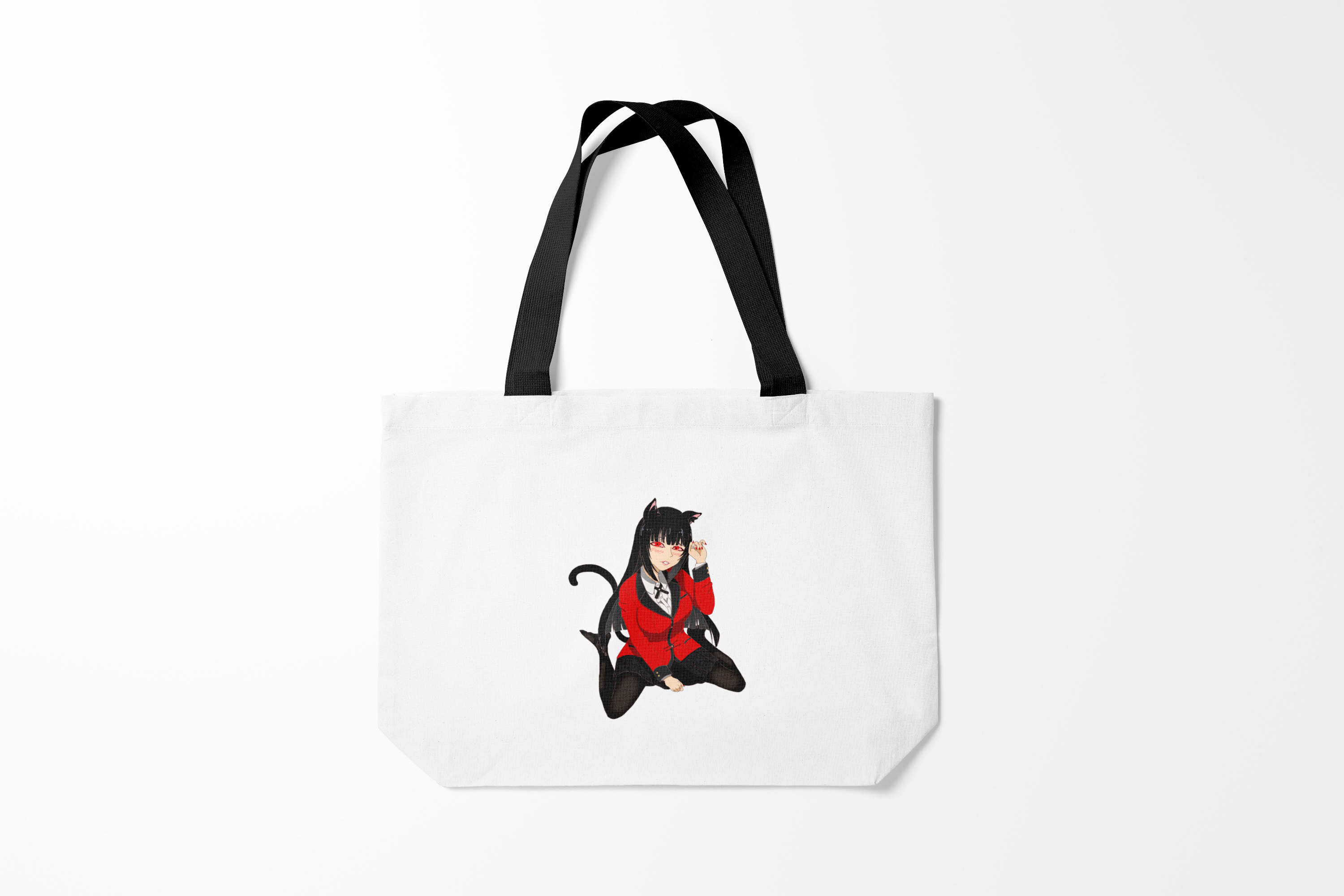 

Сумка шoппер унисекс Burnettie Jabami Yumeko, черный, Jabami Yumeko