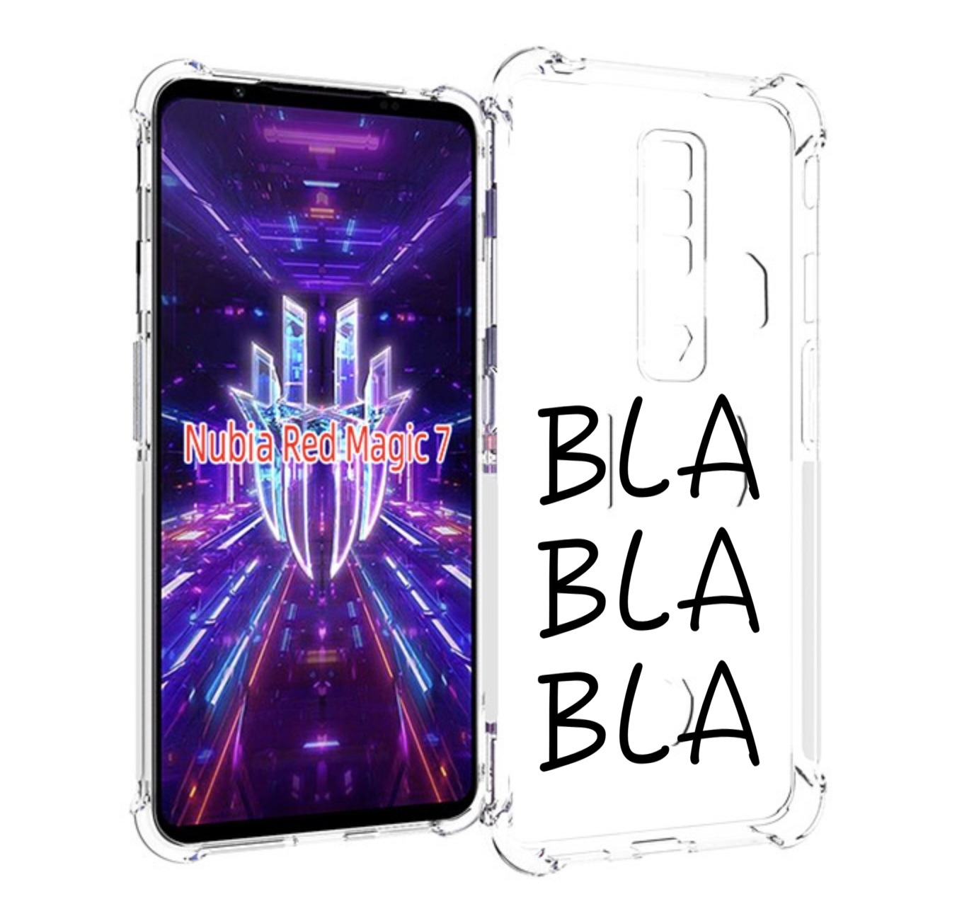 Чехол MyPads Bla-Bla для ZTE Nubia Red Magic 7