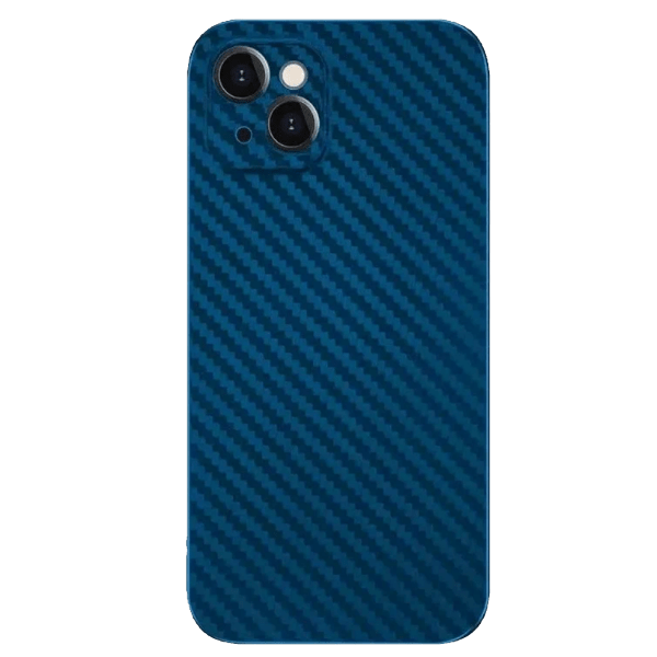 фото Чехол k-doo для iphone 14 air carbon, синий kzdoo