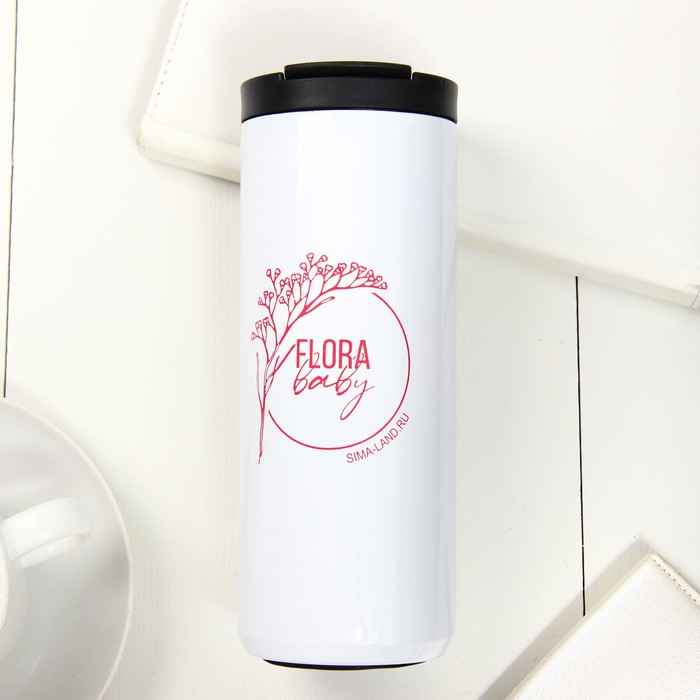 

Термостакан Flora, 500 мл, Белый