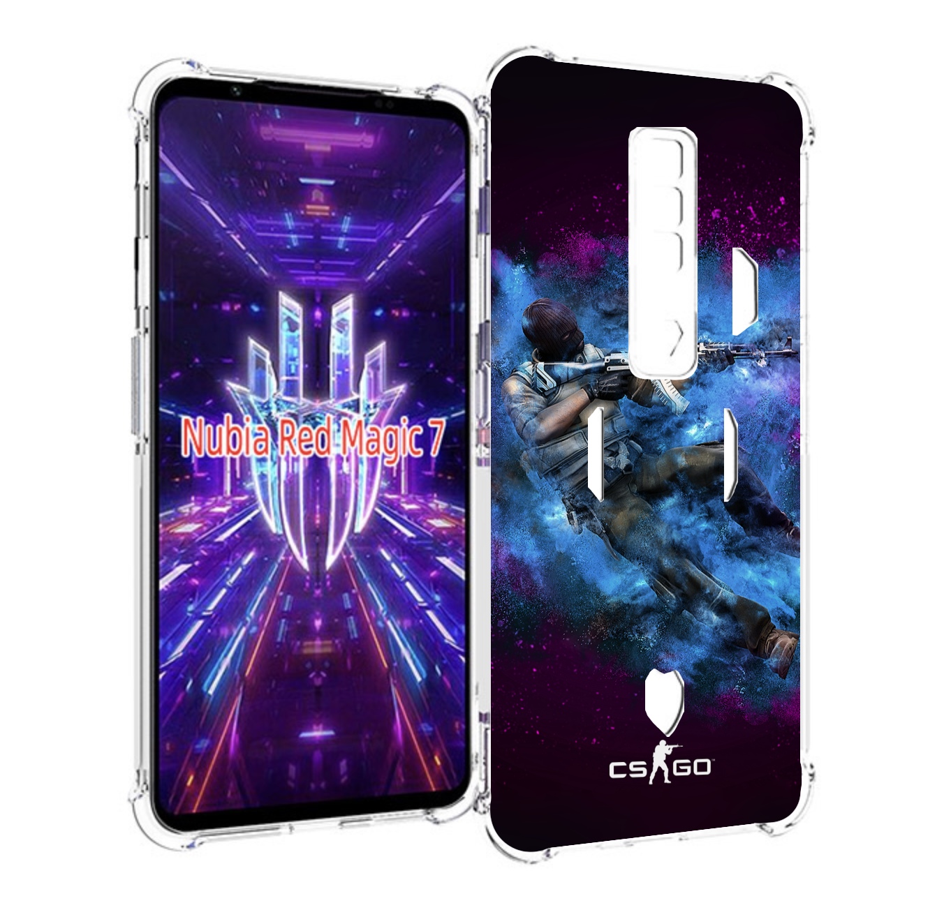 

Чехол MyPads CS-go-террорист для ZTE Nubia Red Magic 7, Прозрачный, Tocco