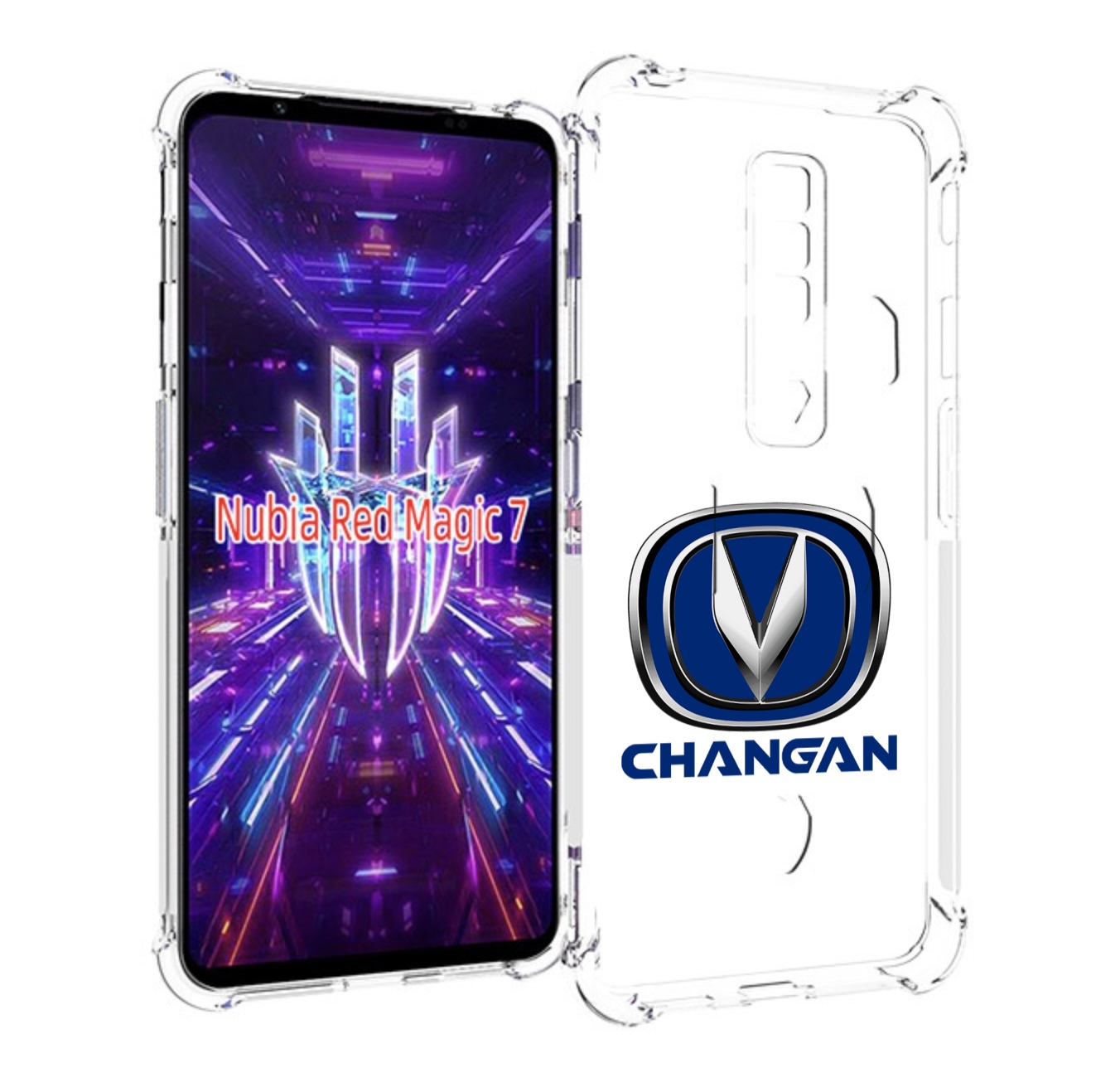 

Чехол MyPads Changan мужской для ZTE Nubia Red Magic 7, Прозрачный, Tocco