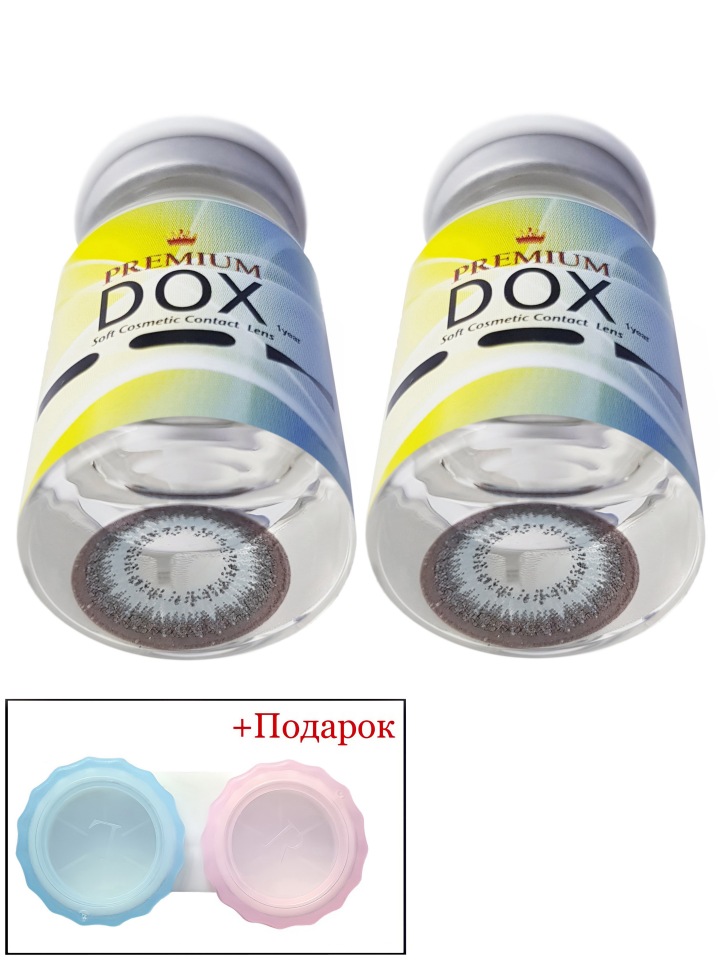 

Цветные контактные линзы DOX K2015 GRAY 0.00+Container, 8.6, 14.2, 2 шт.+ контейнер, K2015+Container