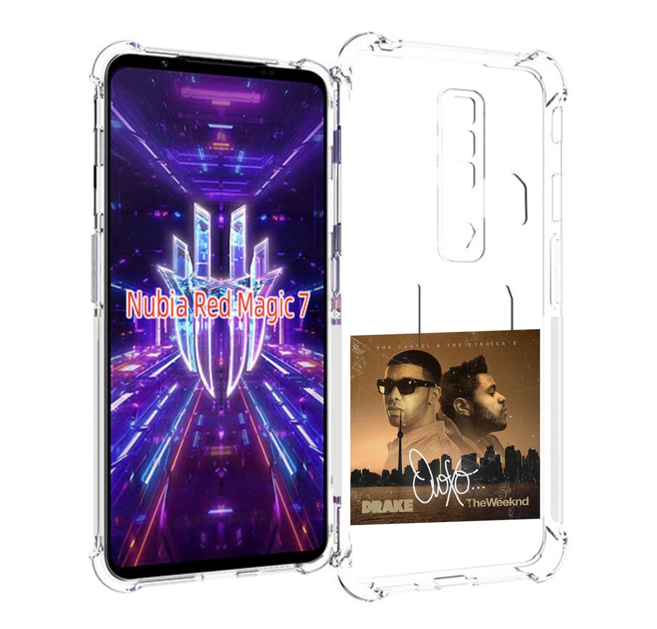 

Чехол MyPads Drake & The Weeknd - OVOXO для ZTE Nubia Red Magic 7, Прозрачный, Tocco