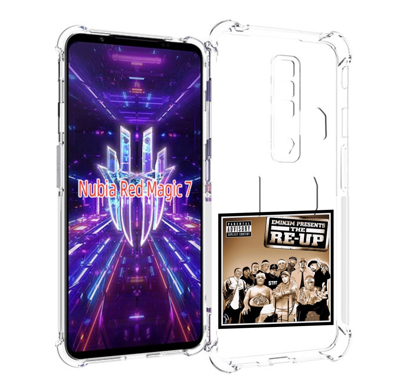 Чехол MyPads Eminem Presents, The Re-Up для ZTE Nubia Red Magic 7