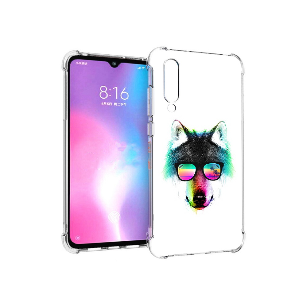 

Чехол MyPads Tocco для Xiaomi Mi CC9 радужный волк (PT134127.292.567), Прозрачный, Tocco
