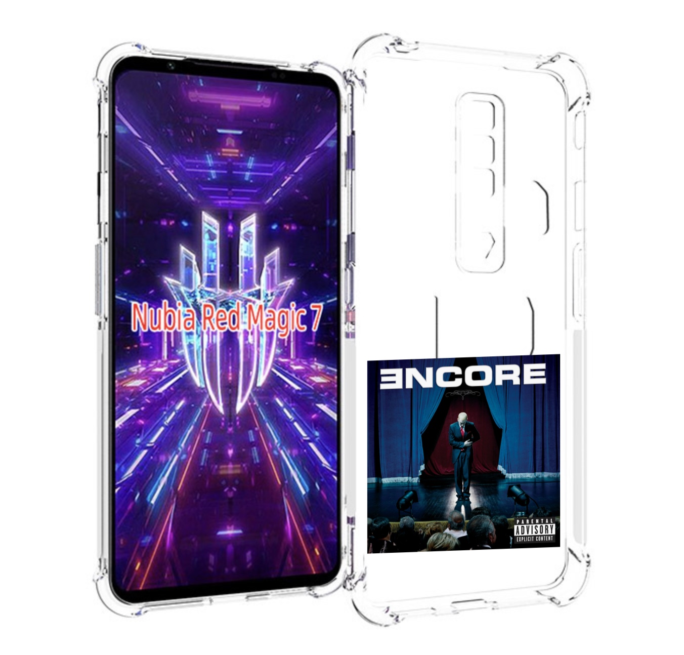

Чехол MyPads Encore для ZTE Nubia Red Magic 7, Прозрачный, Tocco