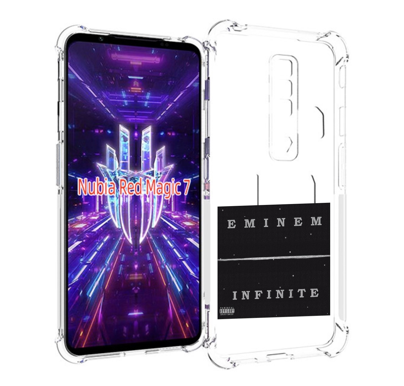 Чехол MyPads Eminem Infinite для ZTE Nubia Red Magic 7