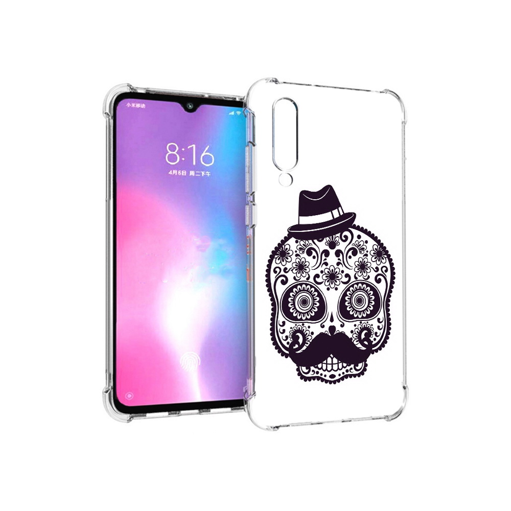 

Чехол MyPads Tocco для Xiaomi Mi CC9 разрисованный скелет (PT134127.292.575), Прозрачный, Tocco