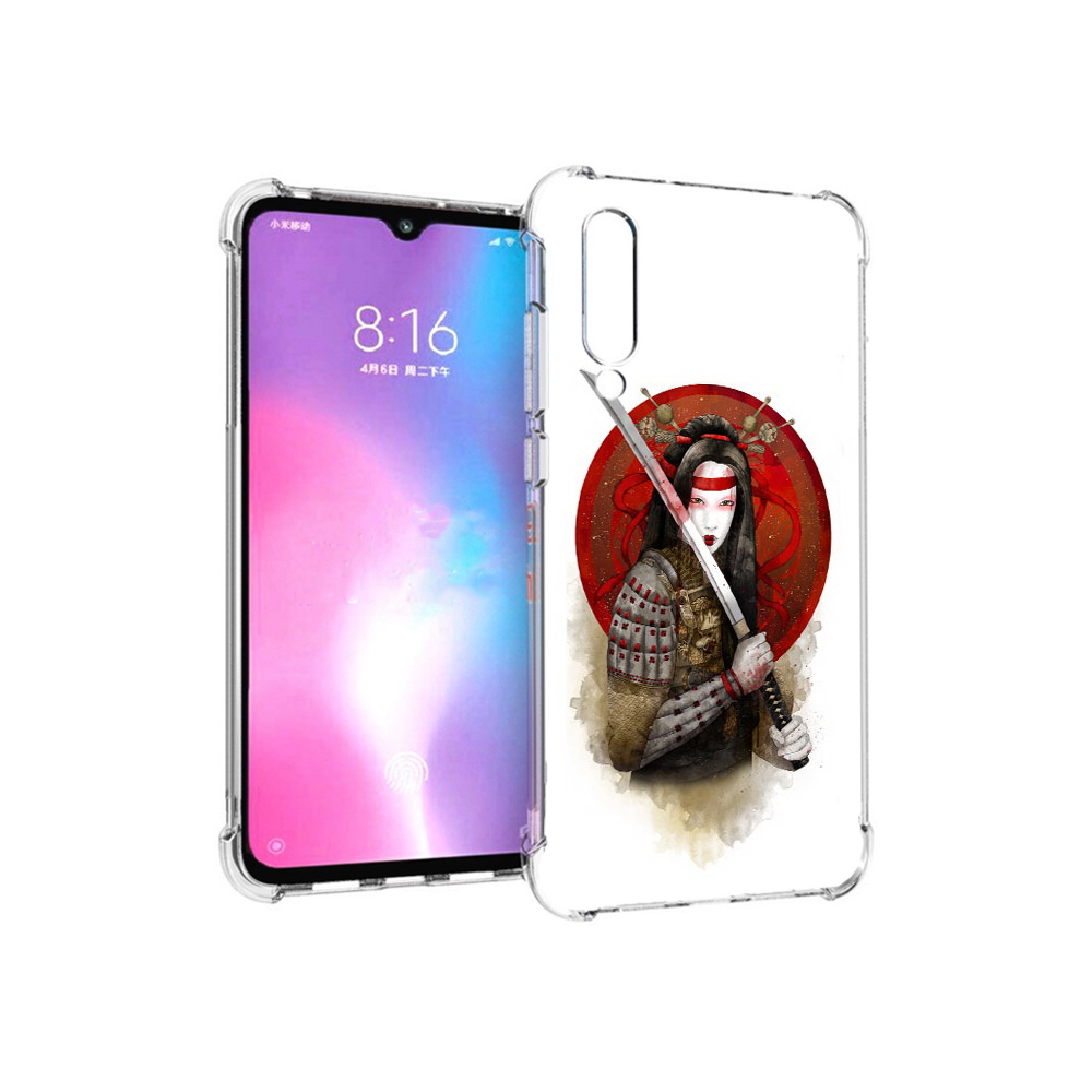 

Чехол MyPads Tocco для Xiaomi Mi CC9 рисованная девушка с катаной (PT134127.292.580), Прозрачный, Tocco