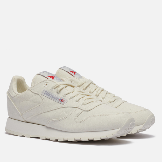 фото Кроссовки мужские reebok classic leather grow бежевые 9.5 us