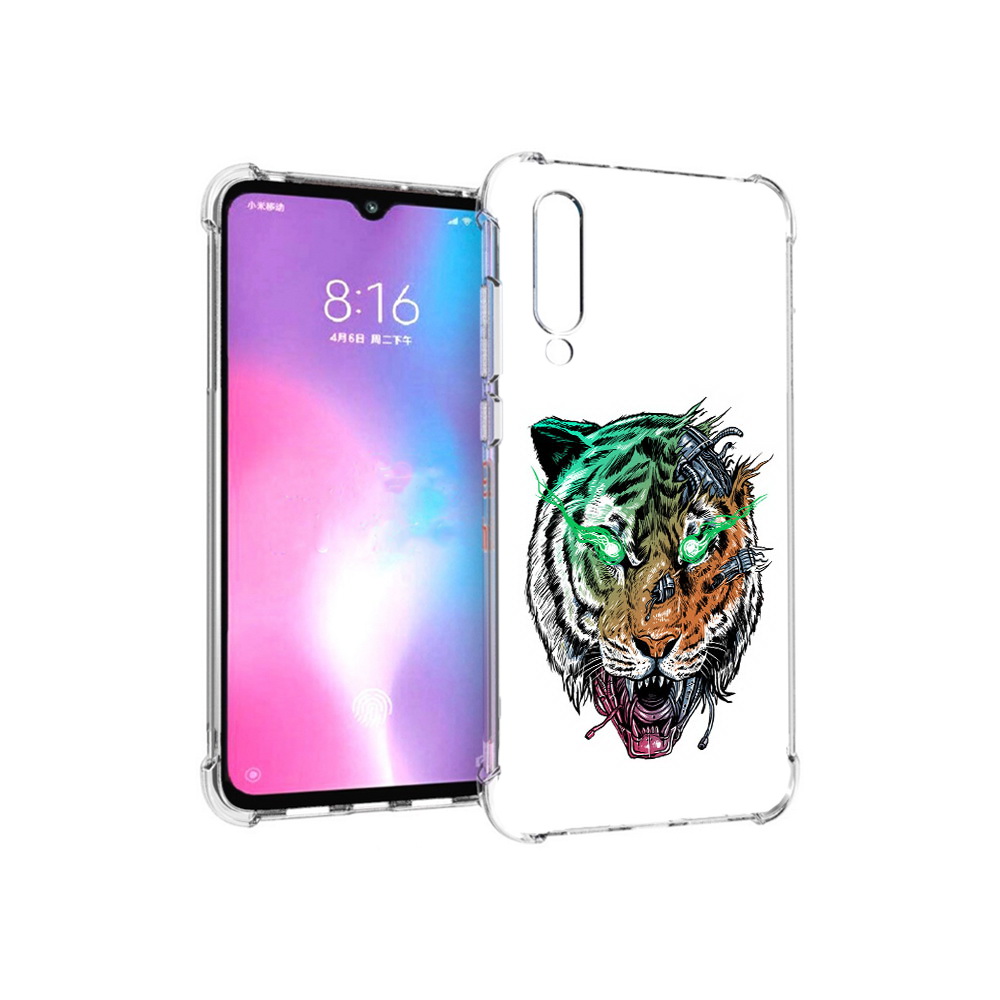 

Чехол MyPads Tocco для Xiaomi Mi CC9 робо-тигр (PT134127.292.584), Прозрачный, Tocco