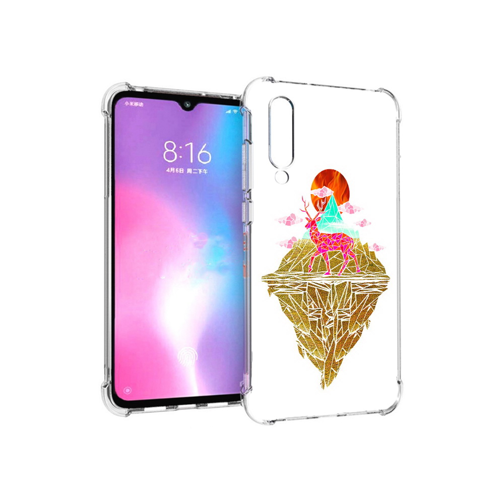 

Чехол MyPads Tocco для Xiaomi Mi CC9 розовый олень абстракция (PT134127.292.586), Прозрачный, Tocco