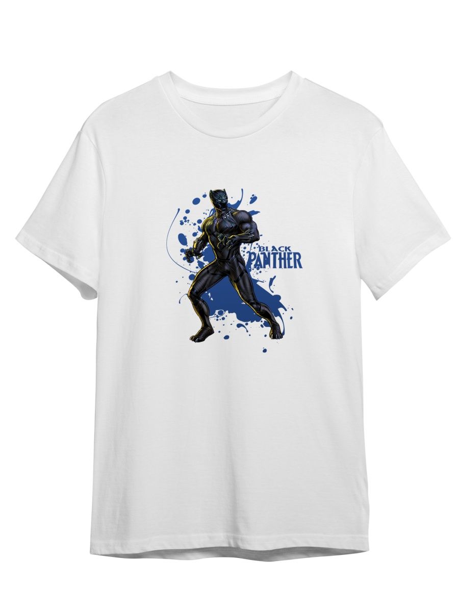 

Футболка унисекс СувенирShop Черная пантера/Black Panther/Marvel 5 белая XL (50-52), Белый, "Черная пантера/Black Panther/Marvel" 5