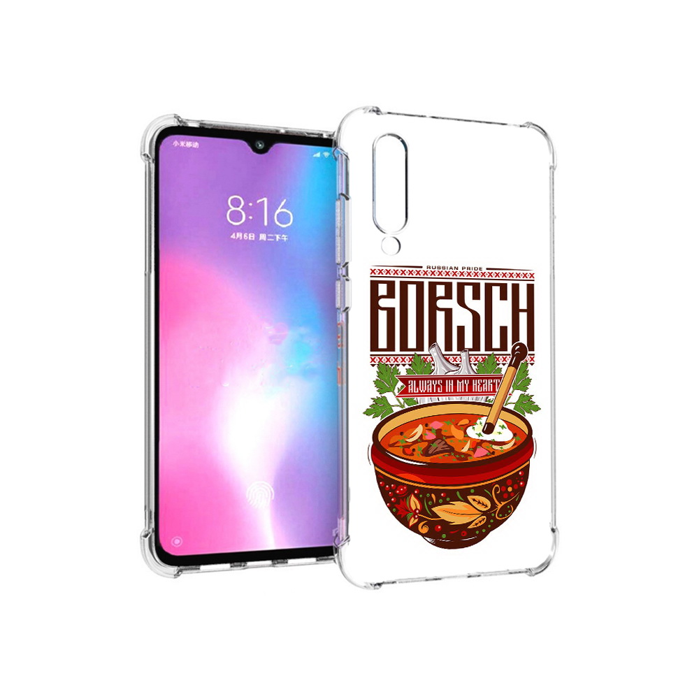

Чехол MyPads Tocco для Xiaomi Mi CC9 русский борщ (PT134127.292.589), Прозрачный, Tocco