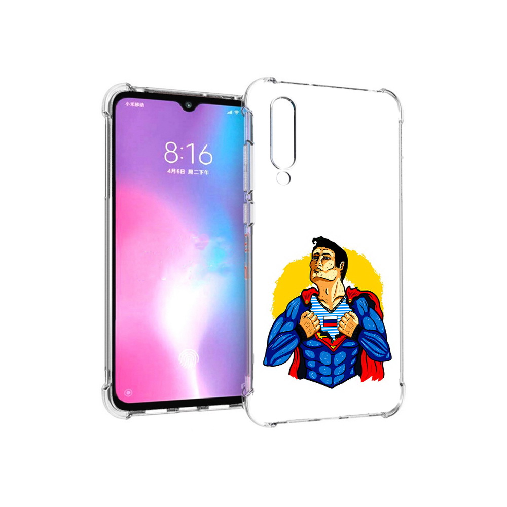 

Чехол MyPads Tocco для Xiaomi Mi CC9 русский супермен (PT134127.292.591), Прозрачный, Tocco