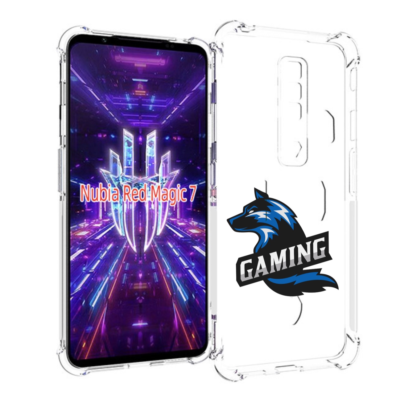 

Чехол MyPads Gaming мужской для ZTE Nubia Red Magic 7, Прозрачный, Tocco