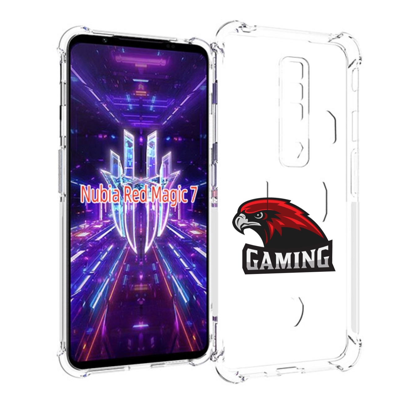 

Чехол MyPads Gaming-1 мужской для ZTE Nubia Red Magic 7, Прозрачный, Tocco