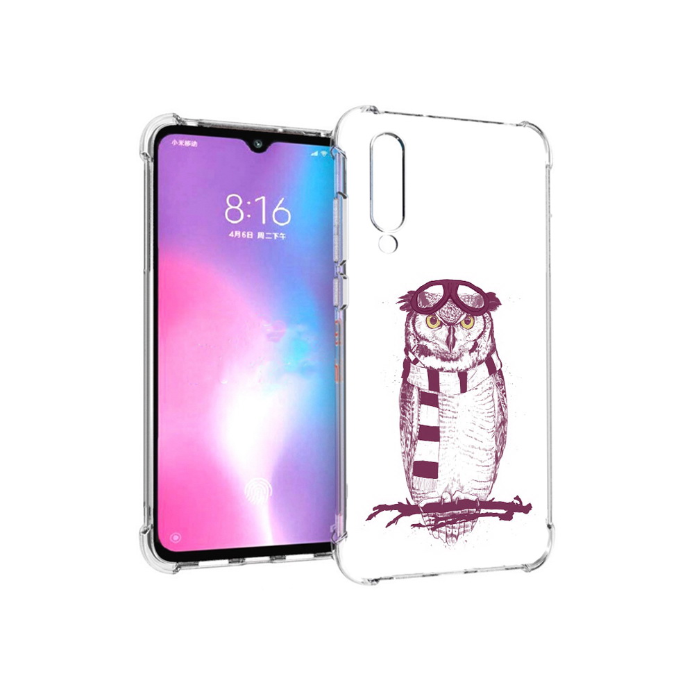 

Чехол MyPads Tocco для Xiaomi Mi CC9 сова-летчик (PT134127.292.612), Прозрачный, Tocco