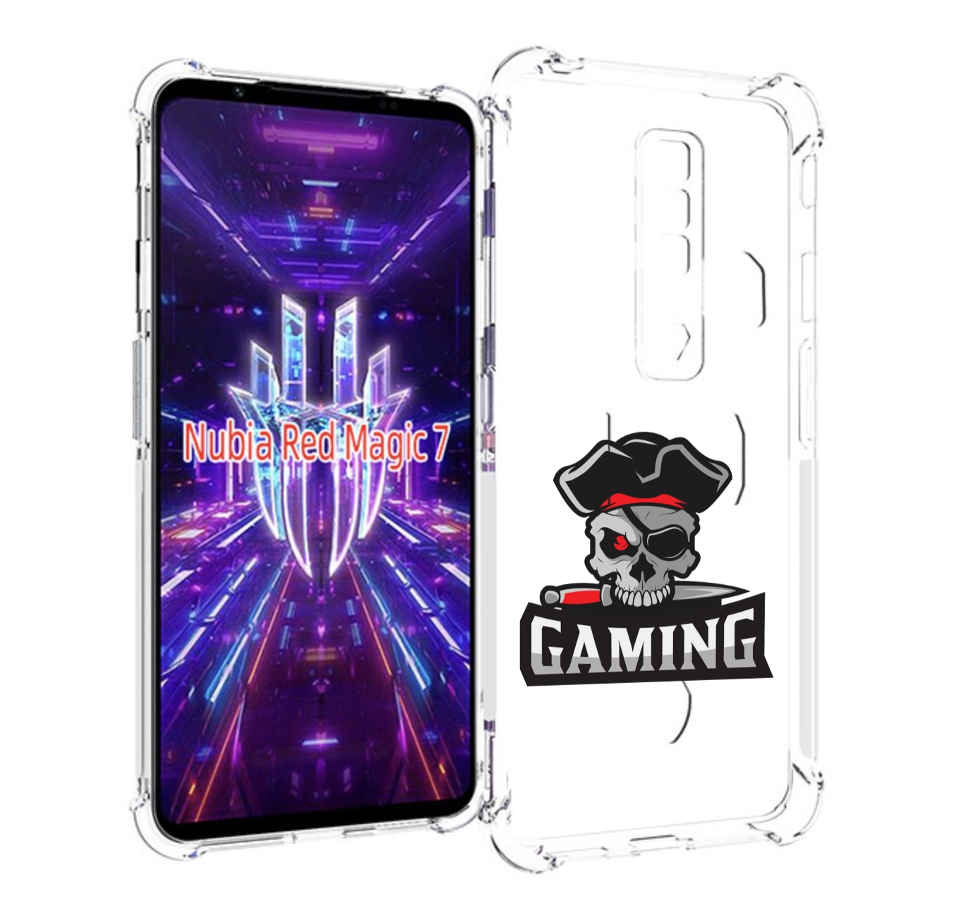 

Чехол MyPads Gaming-2 для ZTE Nubia Red Magic 7, Прозрачный, Tocco