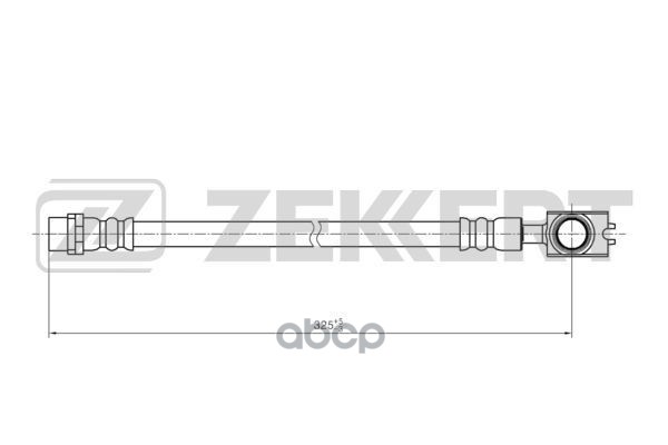 

Шланг Тормозной Задний Audi A6 Ii 97- Vw Passat V 97- Zekkert арт. bs-9429