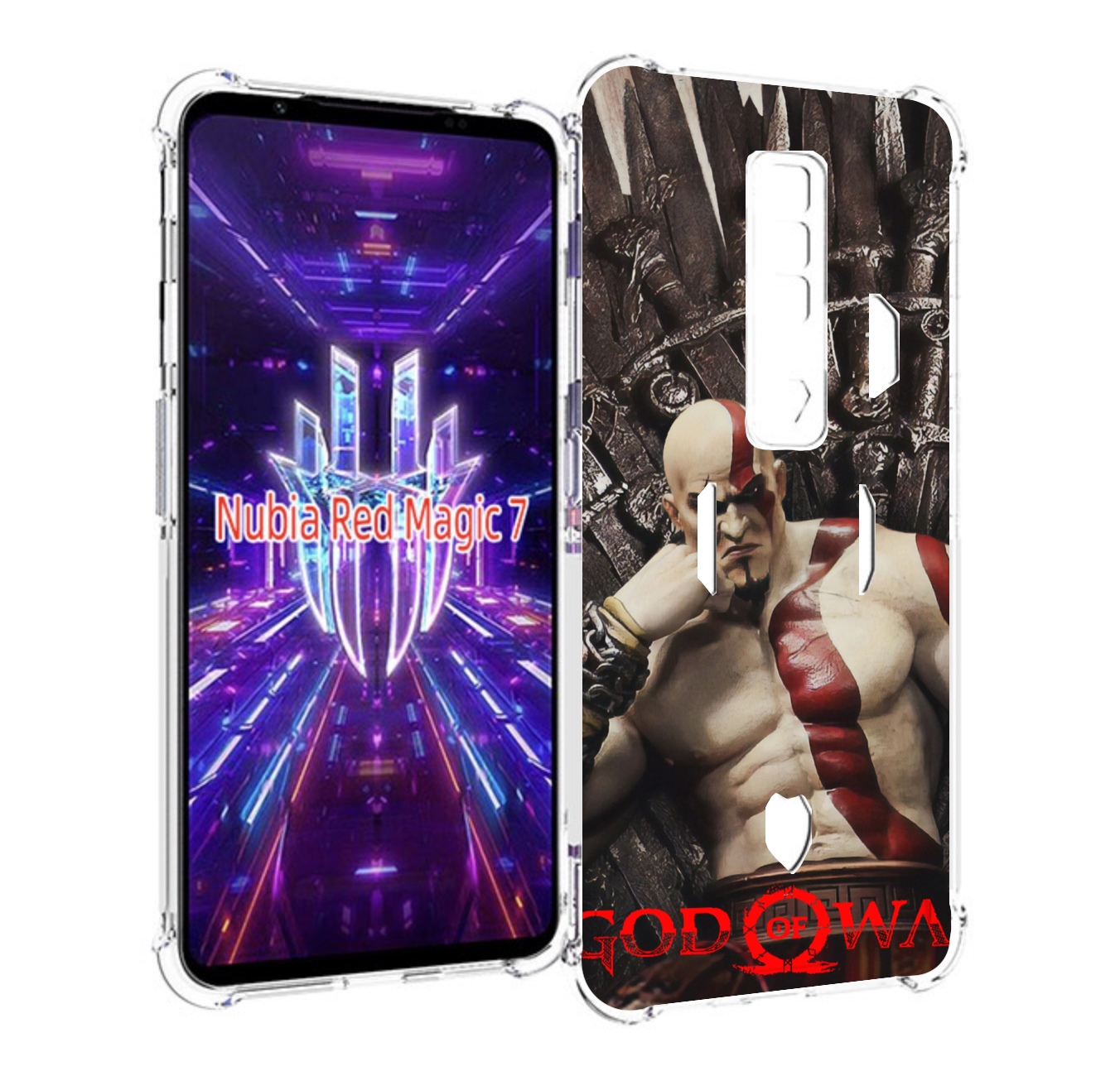 

Чехол MyPads God of War Кратос для ZTE Nubia Red Magic 7, Прозрачный, Tocco
