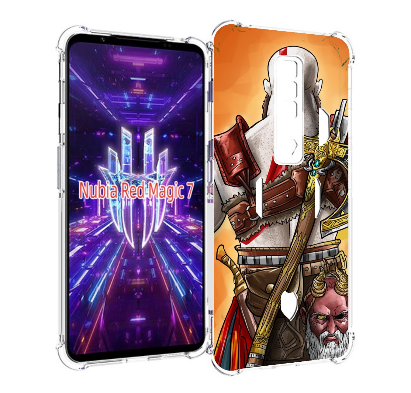 

Чехол MyPads God of War для ZTE Nubia Red Magic 7, Прозрачный, Tocco