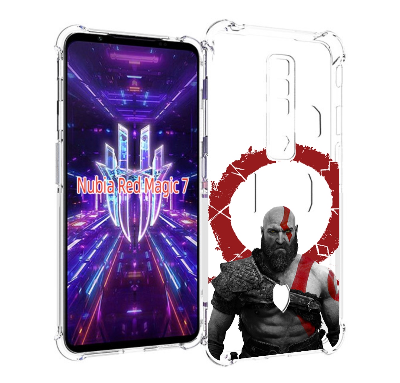 

Чехол MyPads God-of-War для ZTE Nubia Red Magic 7, Прозрачный, Tocco