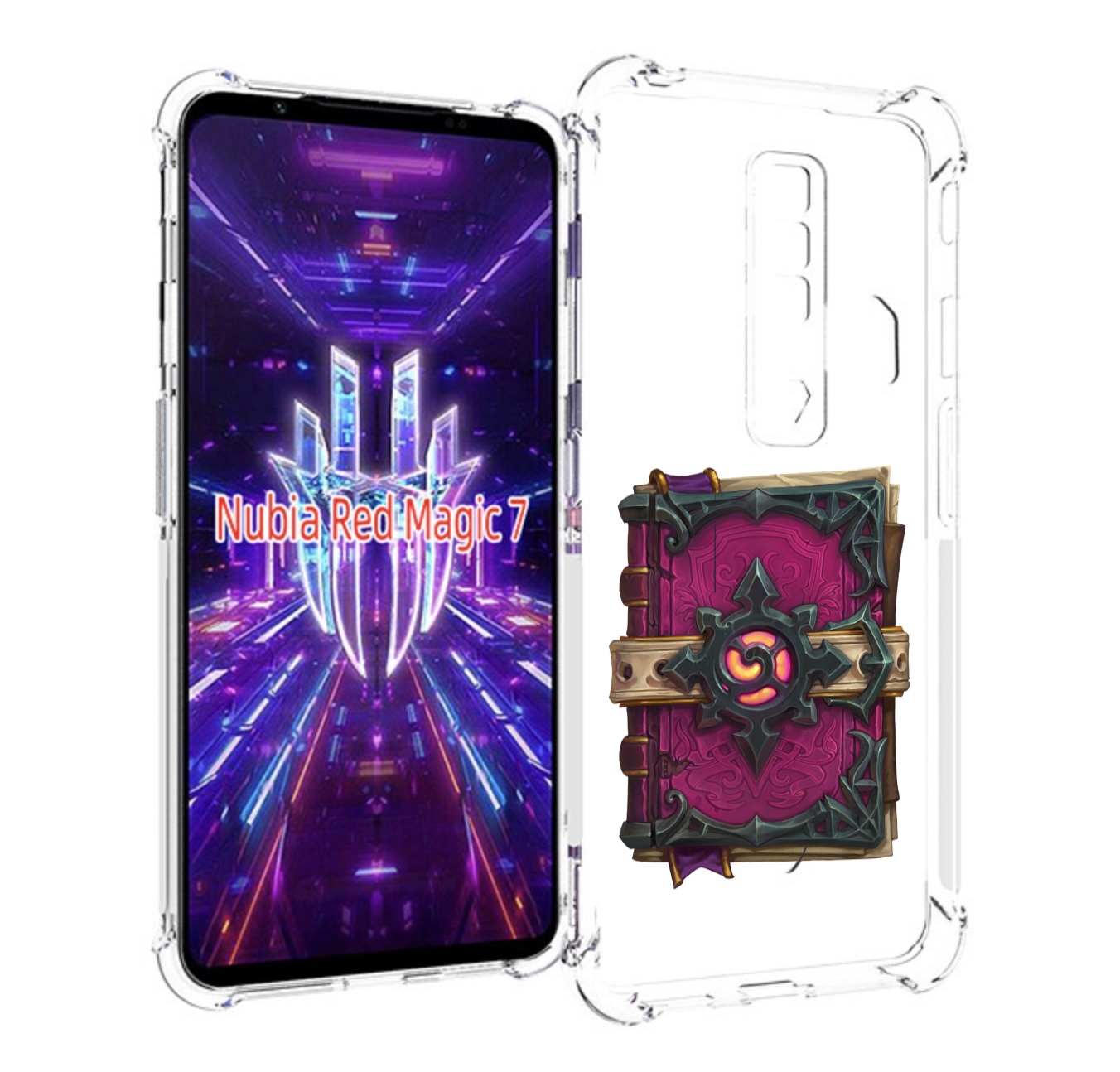 

Чехол MyPads Hearthstone для ZTE Nubia Red Magic 7, Прозрачный, Tocco