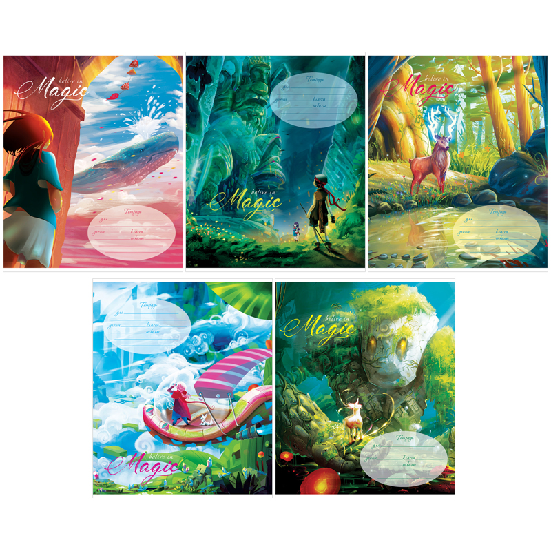 

Тетрадь 18л., линия ArtSpace "Рисунки. Magic", эконом (арт. 333238) - 40 шт.