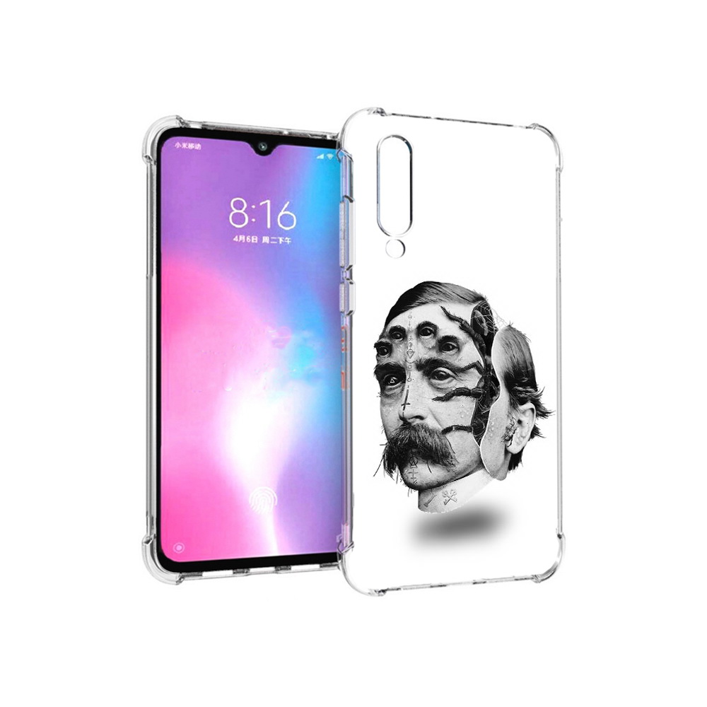 

Чехол MyPads Tocco для Xiaomi Mi CC9 страшное лицо мужчины (PT134127.292.629), Прозрачный, Tocco