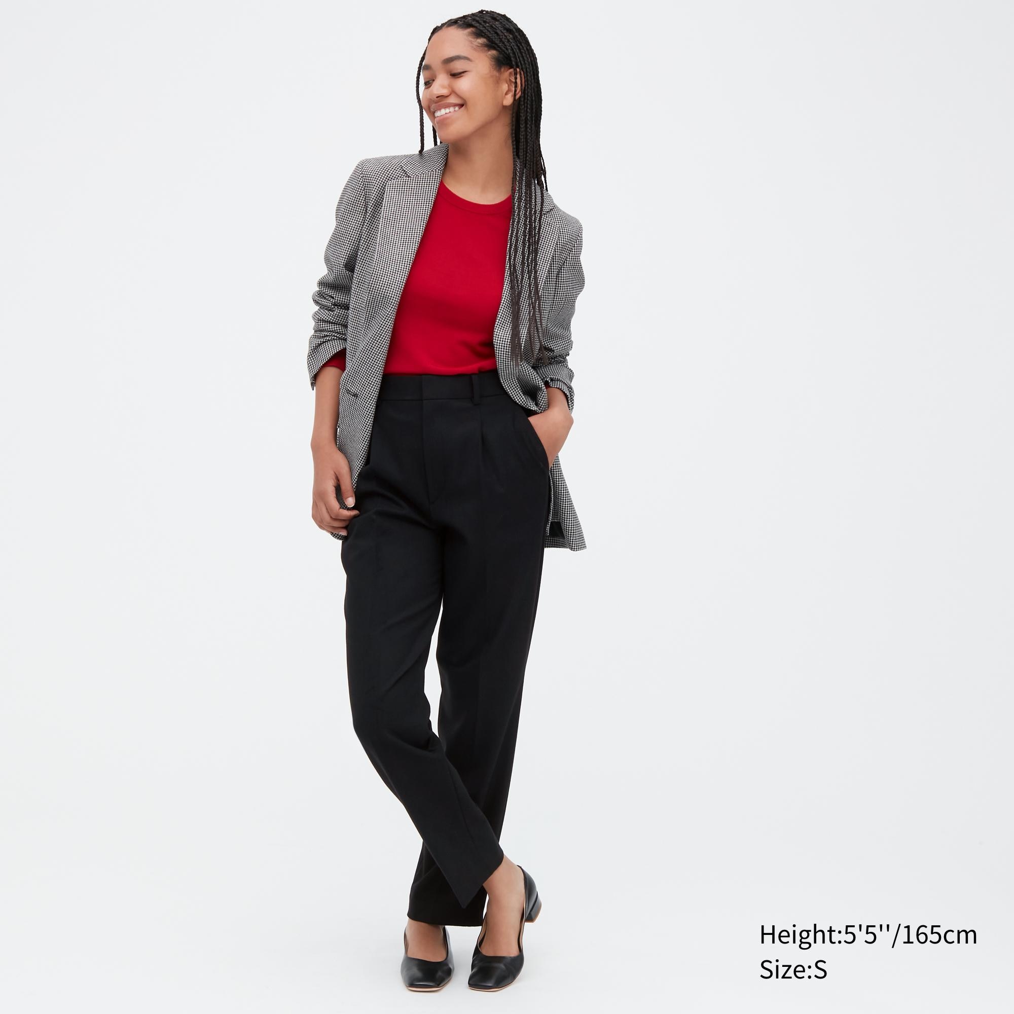 

Брюки женские UNIQLO 450624COL09 черные XS (доставка из-за рубежа), 450624COL09