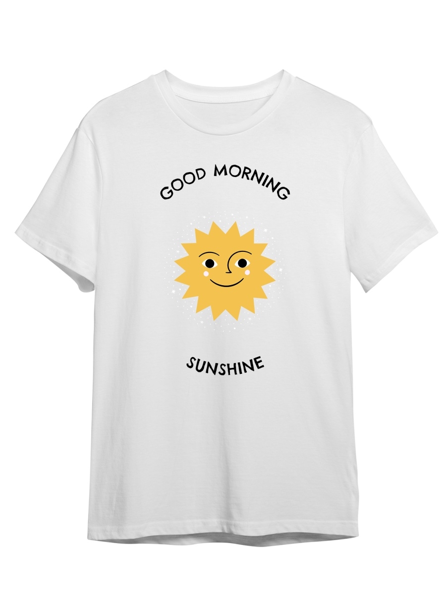 

Футболка унисекс СувенирShop Good morning/Утро белая L (48-50), Белый, "Good morning/Утро"