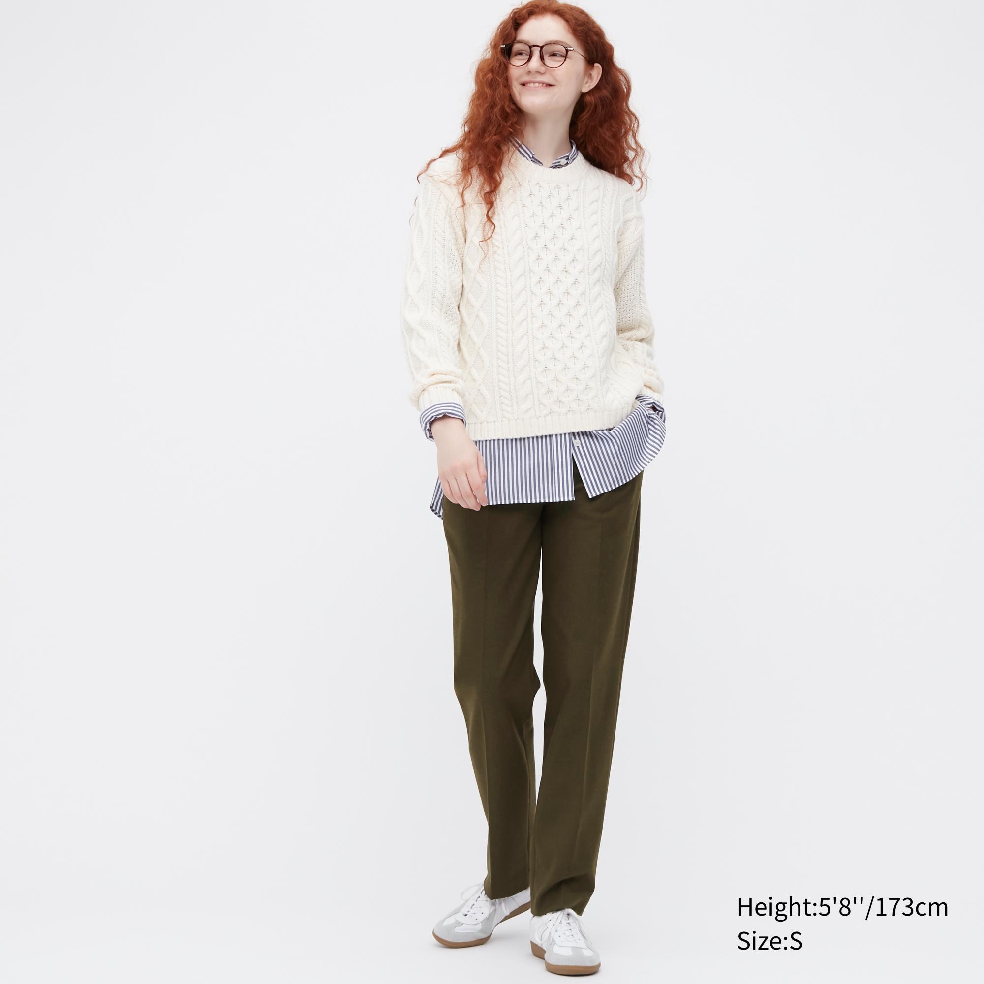 

Брюки женские UNIQLO 453473COL56 хаки S (доставка из-за рубежа), 453473COL56