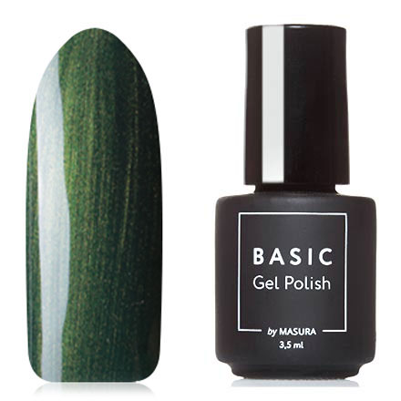

Набор, Masura, Гель-лак Basic №046M, Спелая оливка, 2 шт.