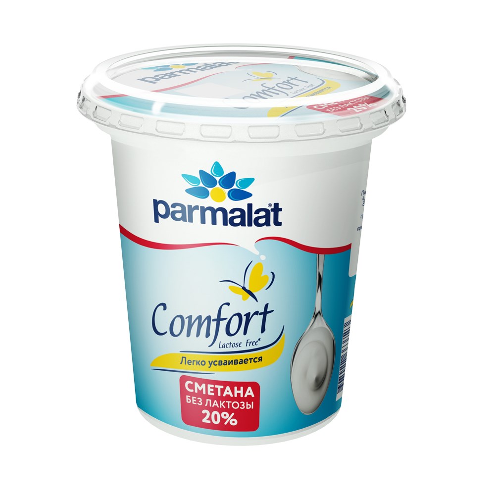 Сметана 20% Parmalat Comfort безлактозная 300 г